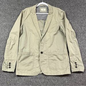 Marine Layer Blazer Jacket Men’s Large Green 100% Cotton Blazer